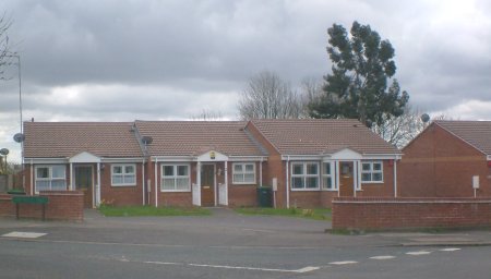 bungalows on site of Petrol station