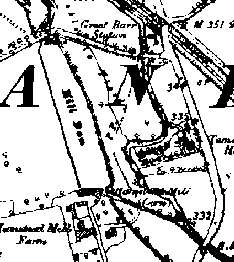 1890 map showing Hamstead Mill
