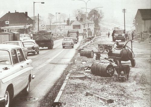 Widening of Newton Road in 1964