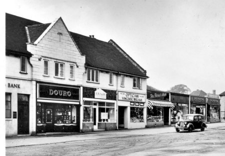 photo - Birmingham Road shops - 1950s