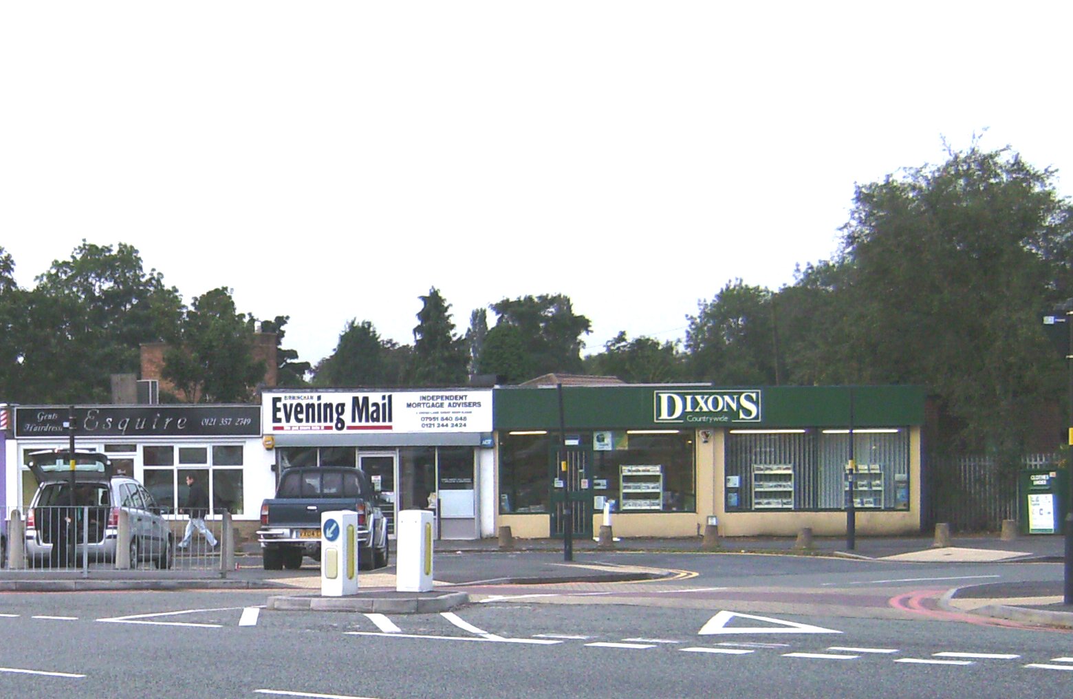 Shops on corner of Cross Lane