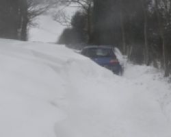 Snow drifts Old Hall Lane, Barr Beacon 