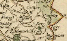 1787 map of Great Barr